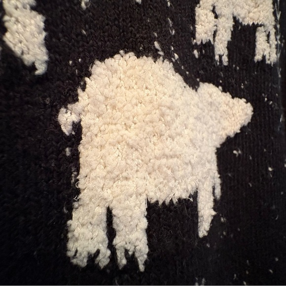 LOFT Black and White Turtleneck Sweater Super Comfy Size M NWOT - Picture 6 of 10